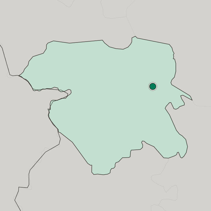 Map showing Bījār — In Kurdistan Province