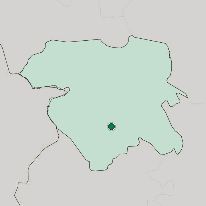 Map showing Sanandaj — In Kurdistan Province