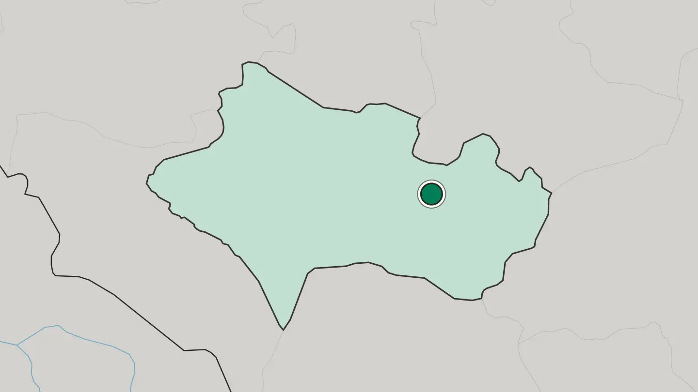 Map of Dorūd in Iran