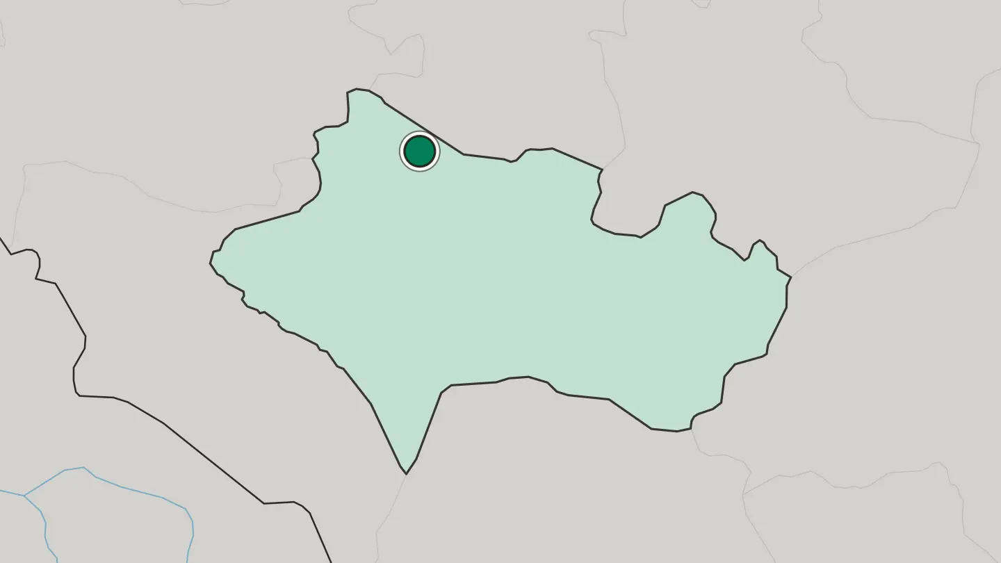 Map of Nūrābād in Iran