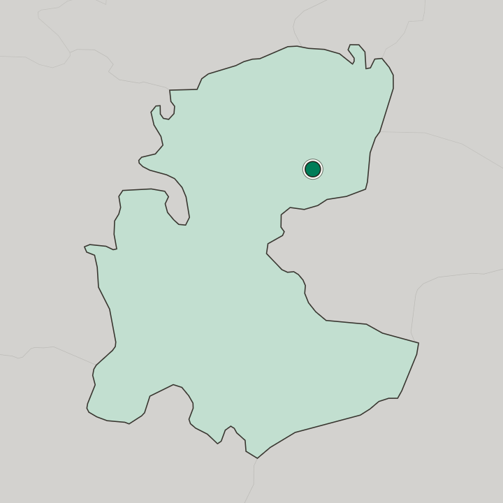 Map showing Sāveh — In Markazi Province