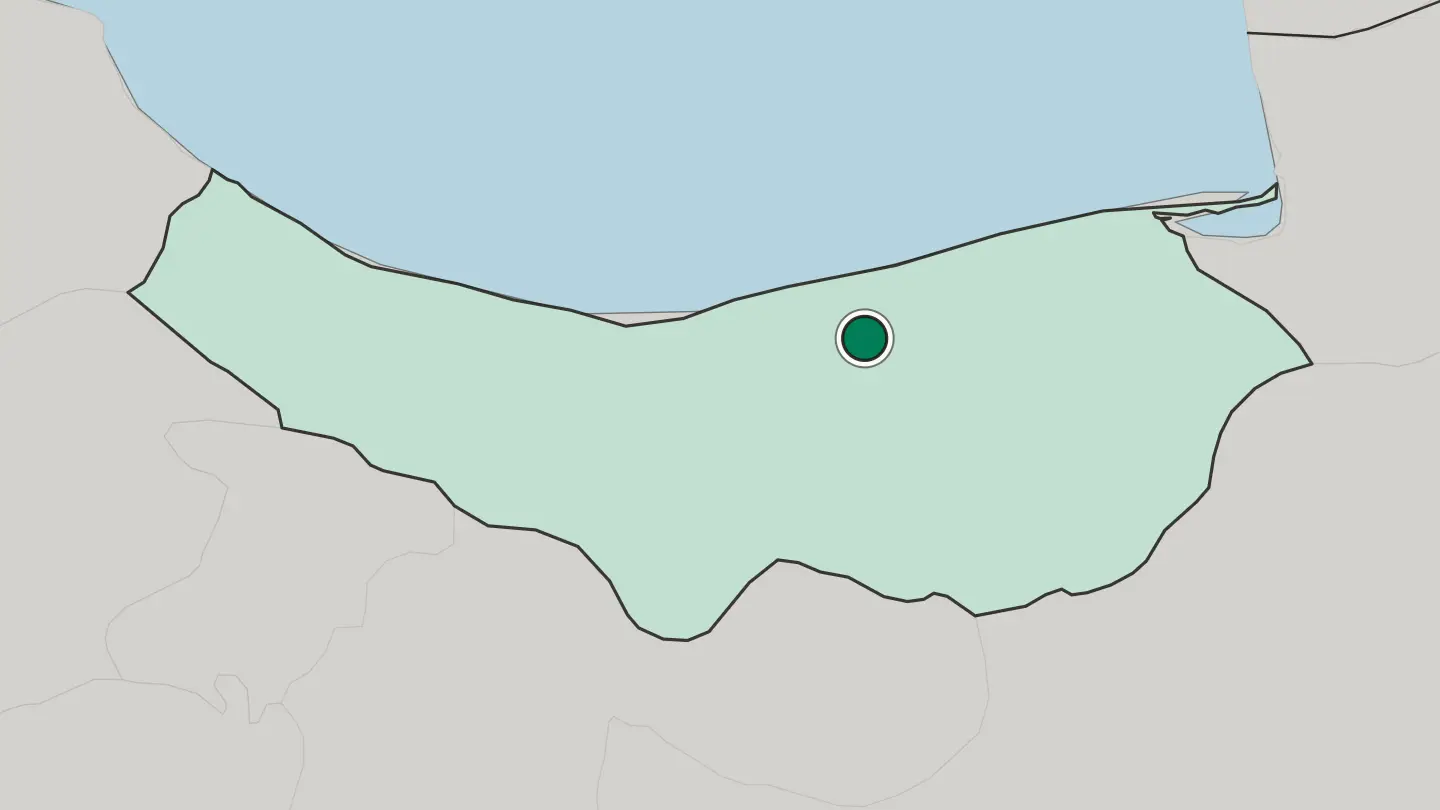 Map of Bābol in Iran