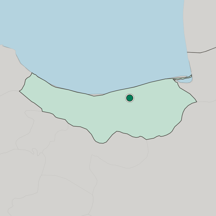 Map showing Bābol — In Mazandaran Province