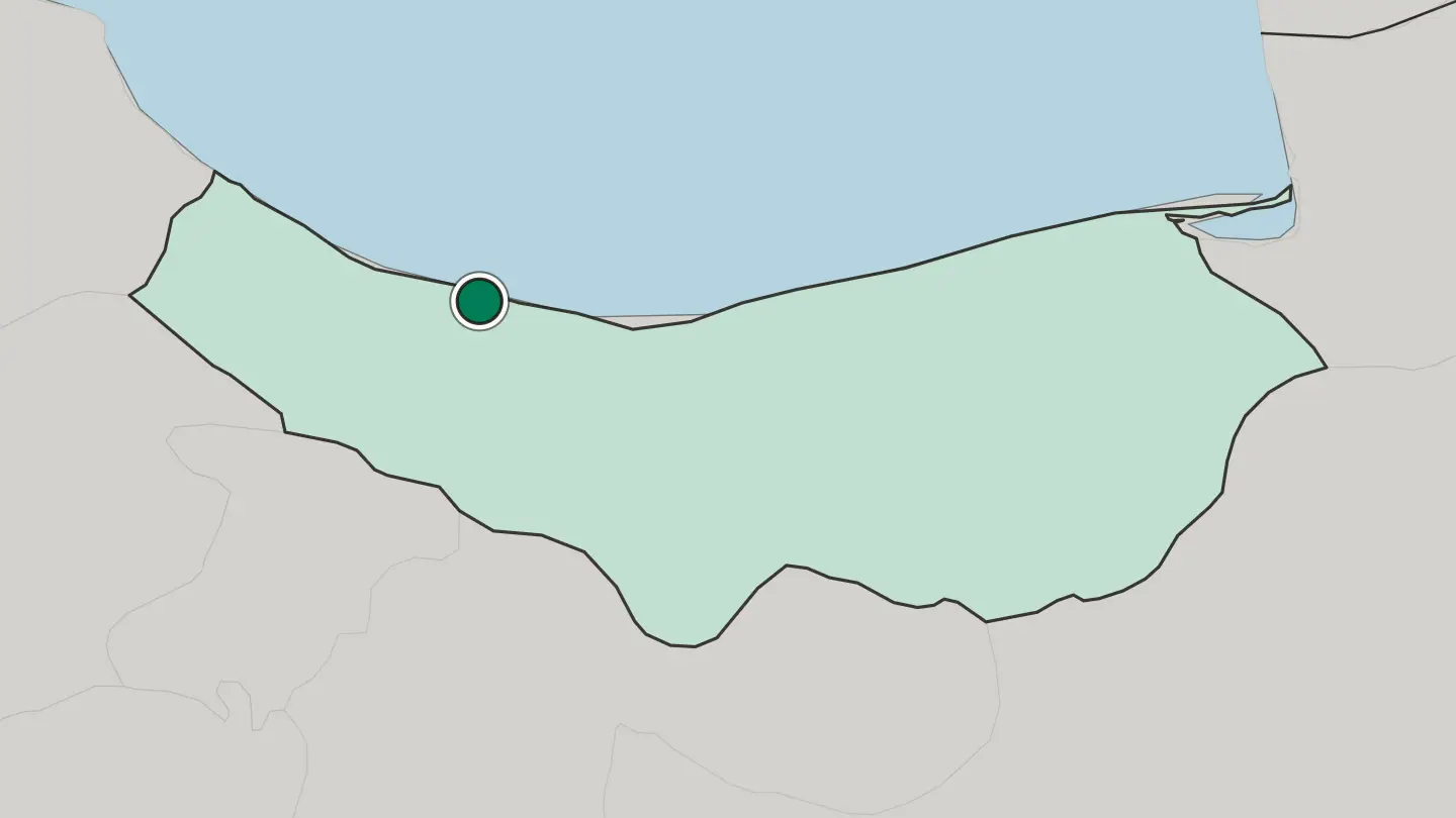 Map of Chālūs in Iran