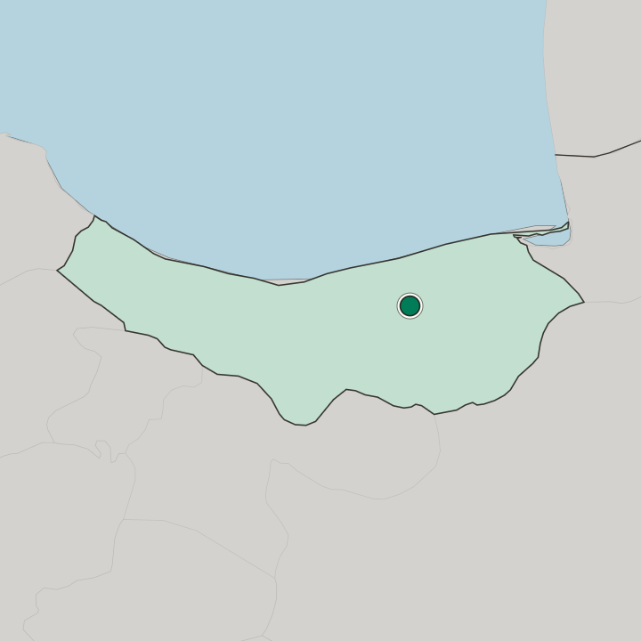 Map showing Qā’em Shahr — In Mazandaran Province