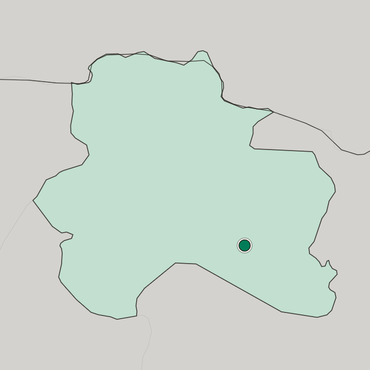 Map showing Esfarāyen — In North Khorasan Province
