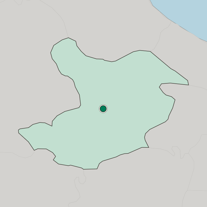 Map showing Tākestān — In Qazvin Province