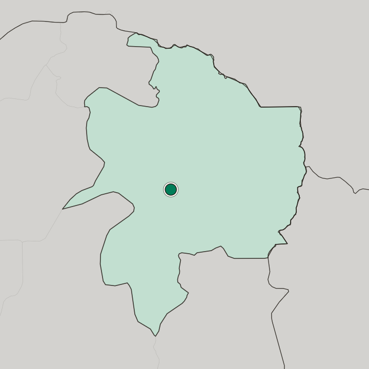 Map showing Kāshmar — In Razavi Khorasan Province