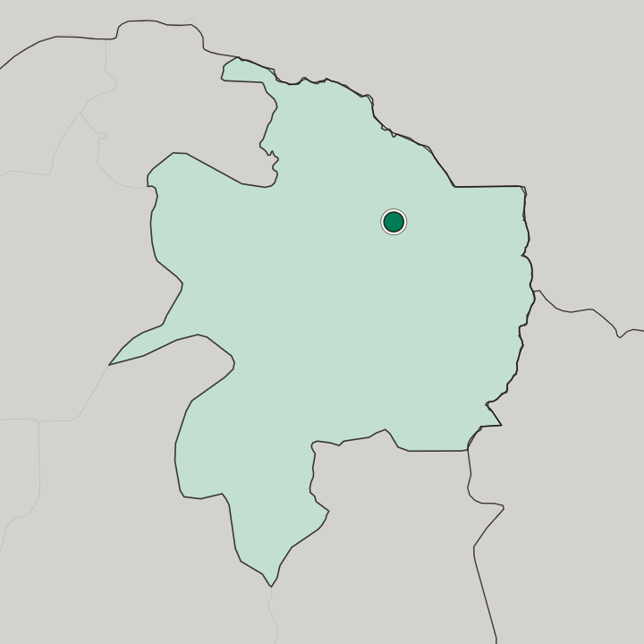 Map showing Mashhad — In Razavi Khorasan Province