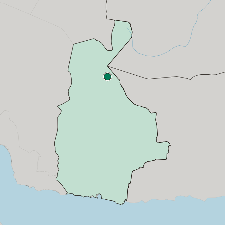 Map showing Zahedan — In Sistan and Baluchestan Province