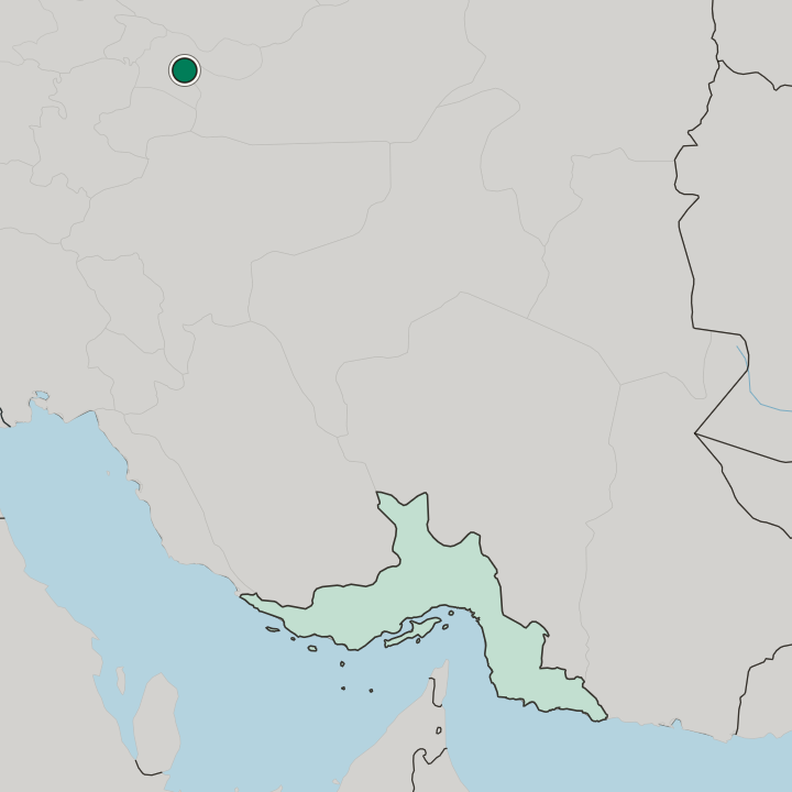 Map showing Pākdasht — In Tehran Province