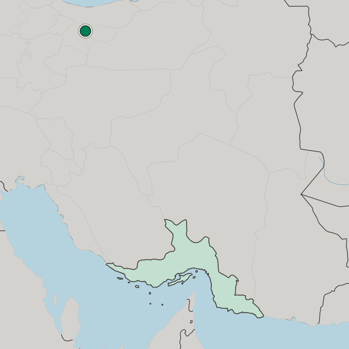 Map showing Pardīs — In Tehran Province