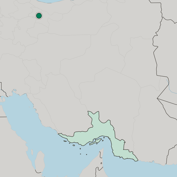 Map showing Qods — In Tehran Province