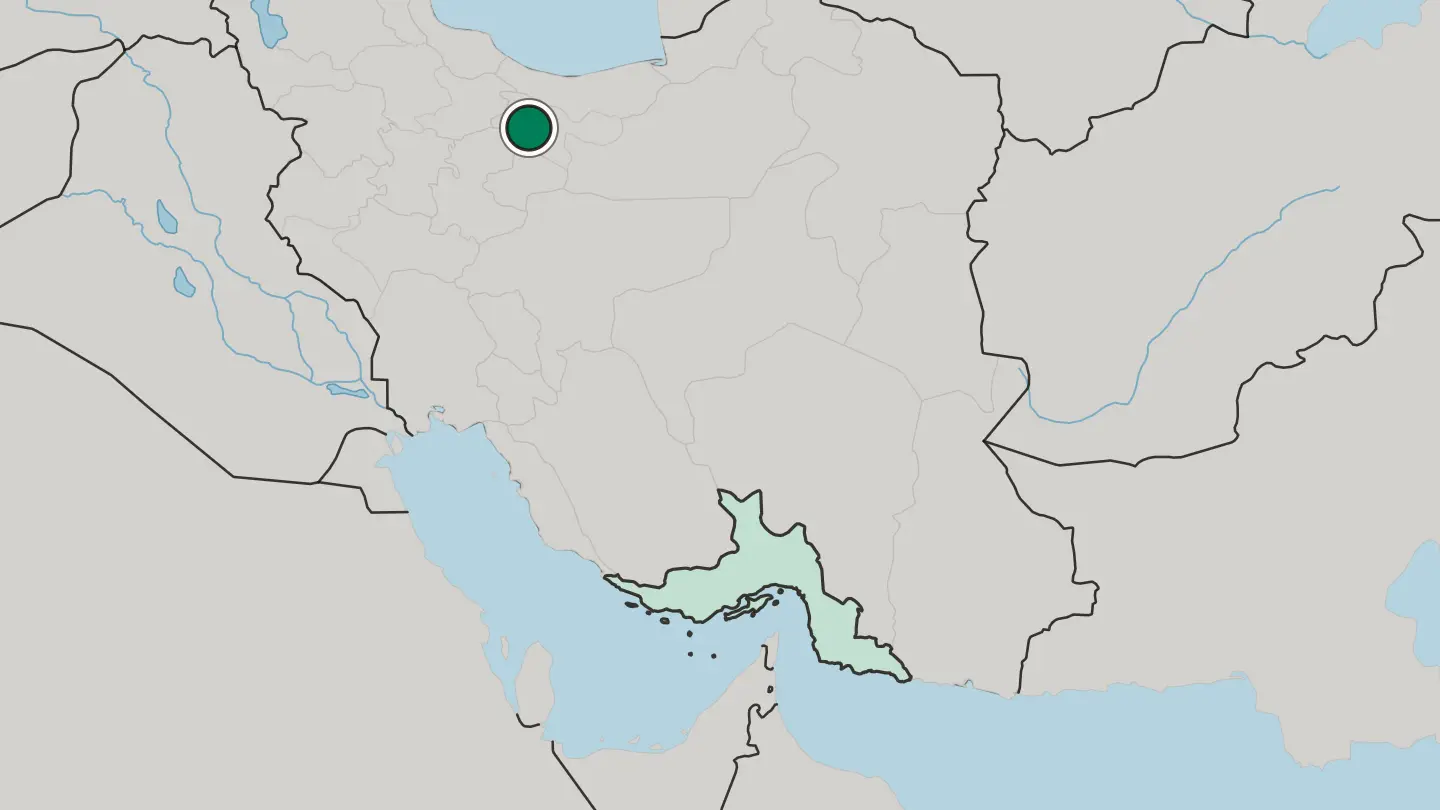 Map of Shahrīār in Iran