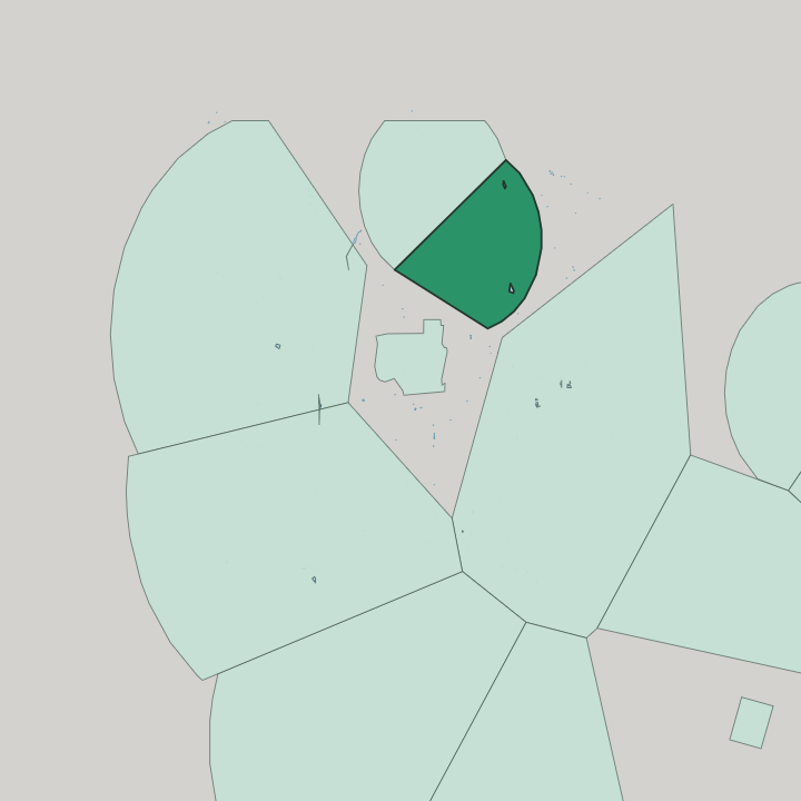 Map showing Evin — In Tehran