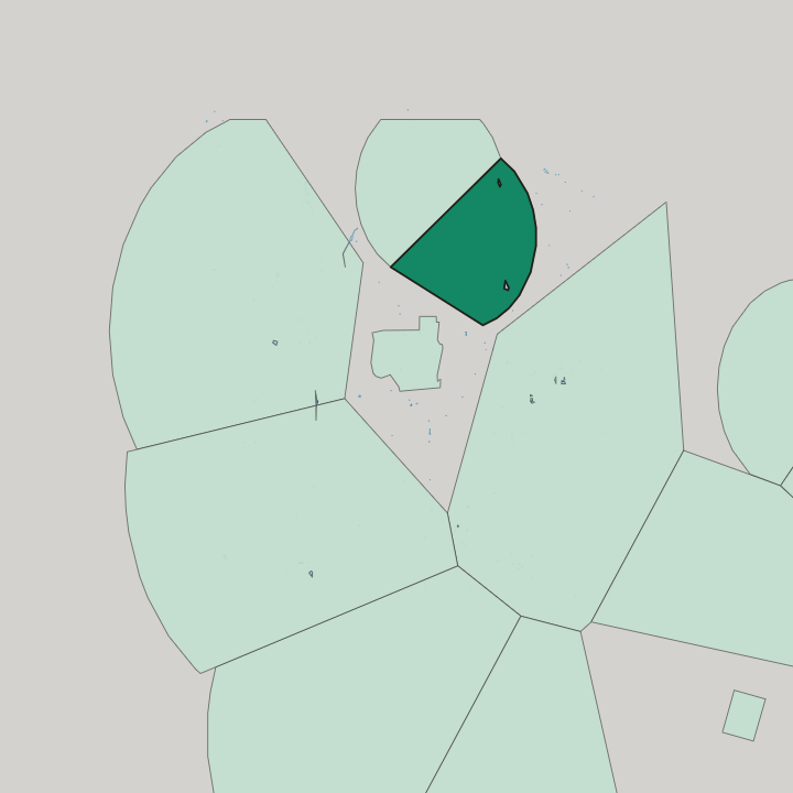 Map showing Evin — In Tehran