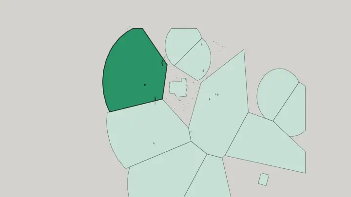 Map of Punak in Tehran