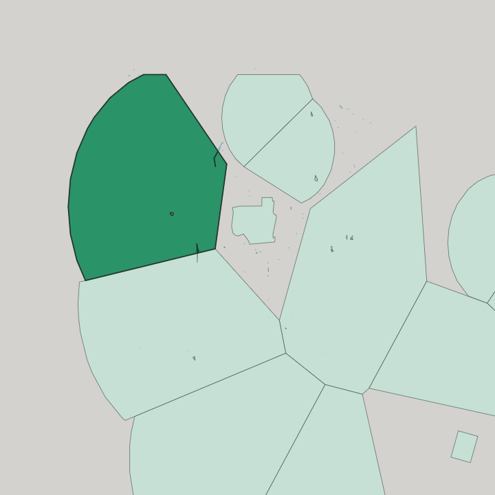Map showing Punak — In Tehran