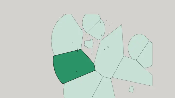Map of Sadeghiyeh in Tehran