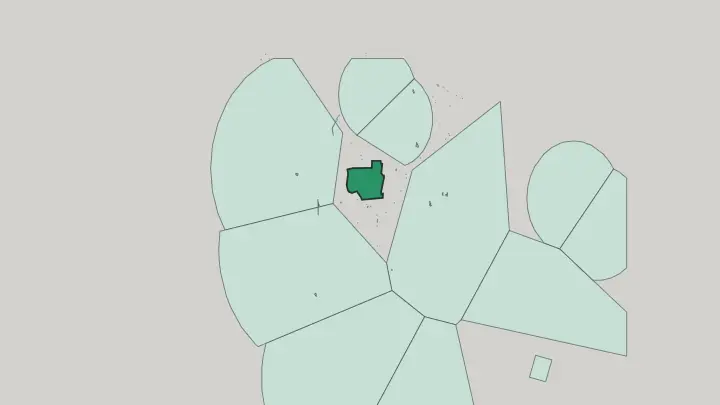 Map of Shahrak-e Qods in Tehran