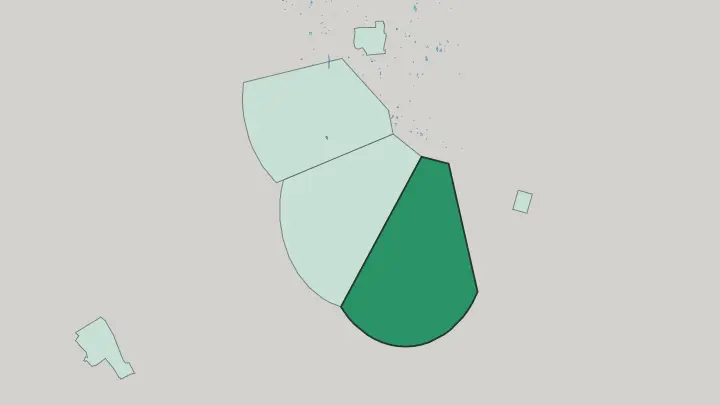 Map of Yakhchi Abad in Tehran