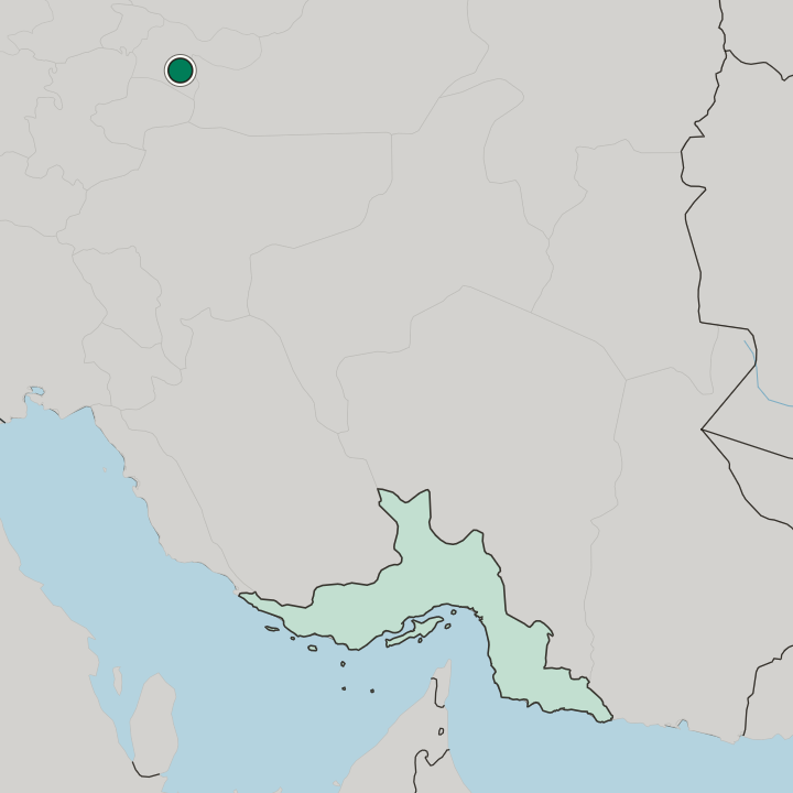 Map showing Varāmīn — In Tehran Province