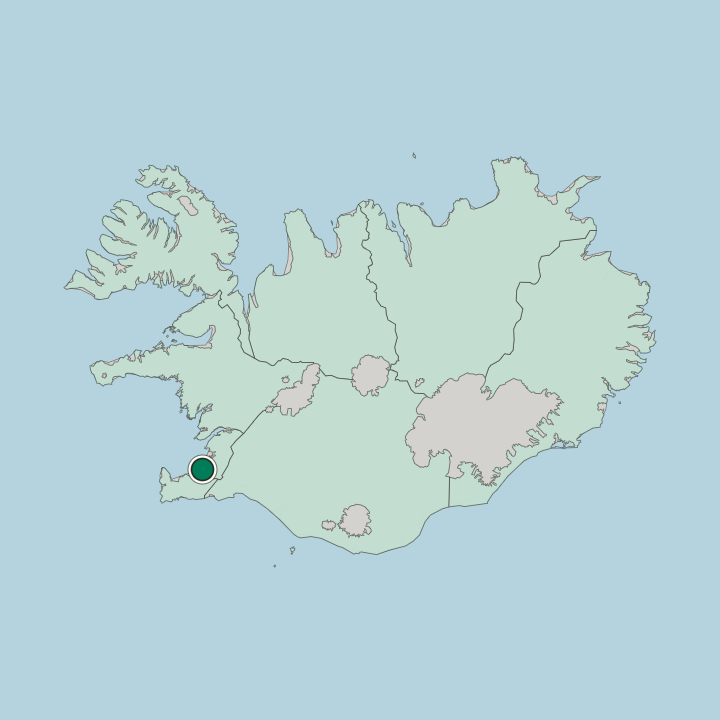 Map showing Hafnarfjörður — In Iceland