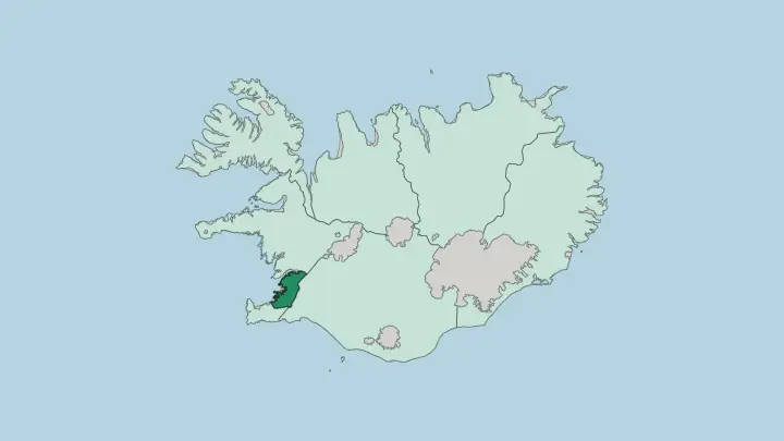 Map of Höfuðborgarsvæði in Iceland