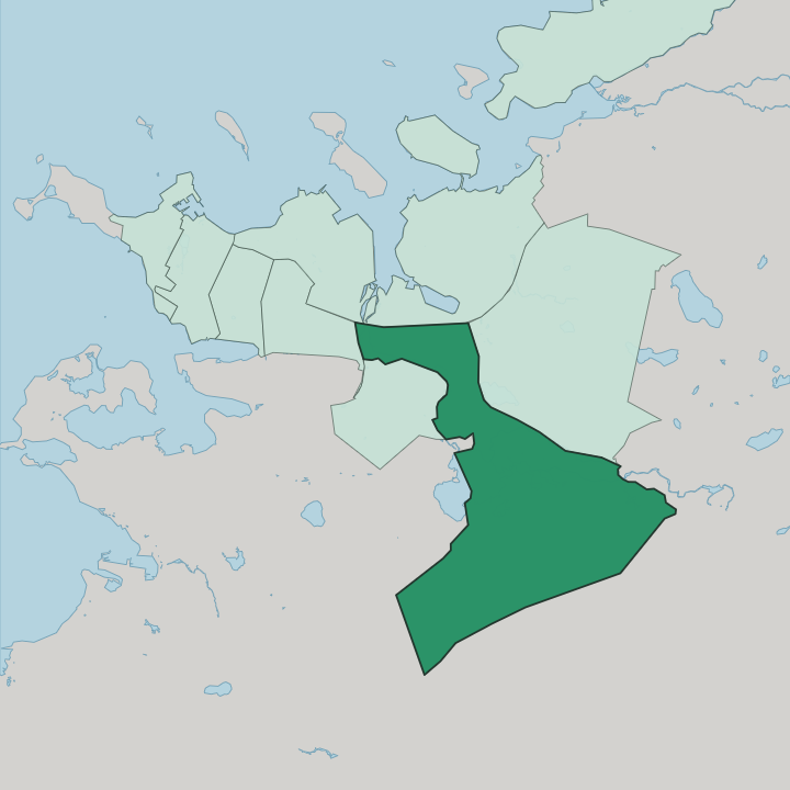Map showing Árbær — In Reykjavík