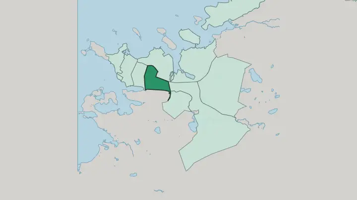 Map of Háaleiti og Bústaðir in Reykjavík