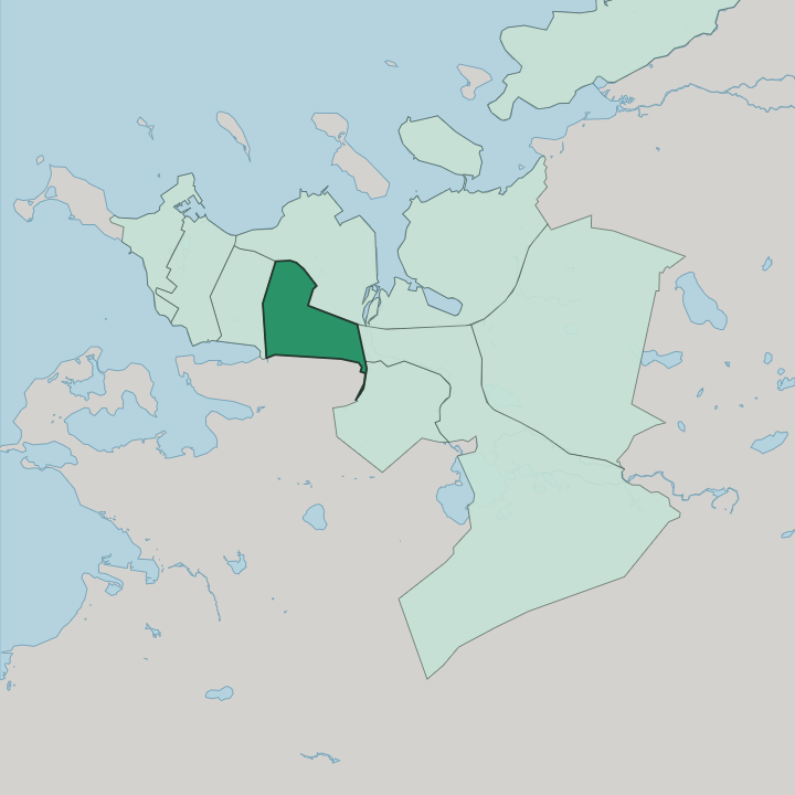 Map showing Háaleiti og Bústaðir — In Reykjavík