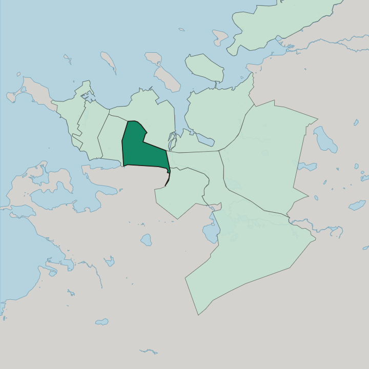 Map showing Háaleiti og Bústaðir — In Reykjavík