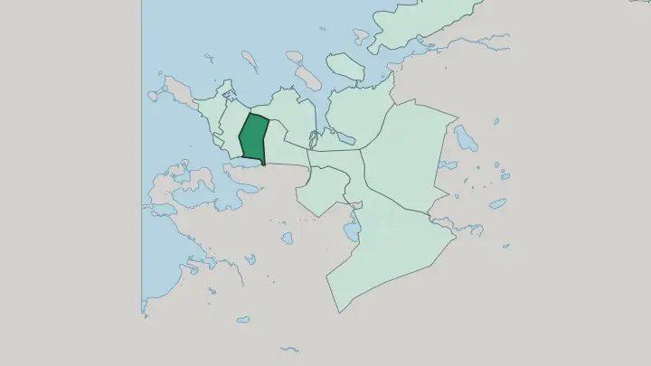 Map of Hlíðar in Reykjavík