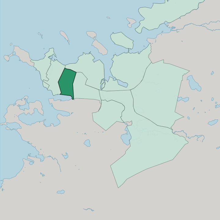 Map showing Hlíðar — In Reykjavík