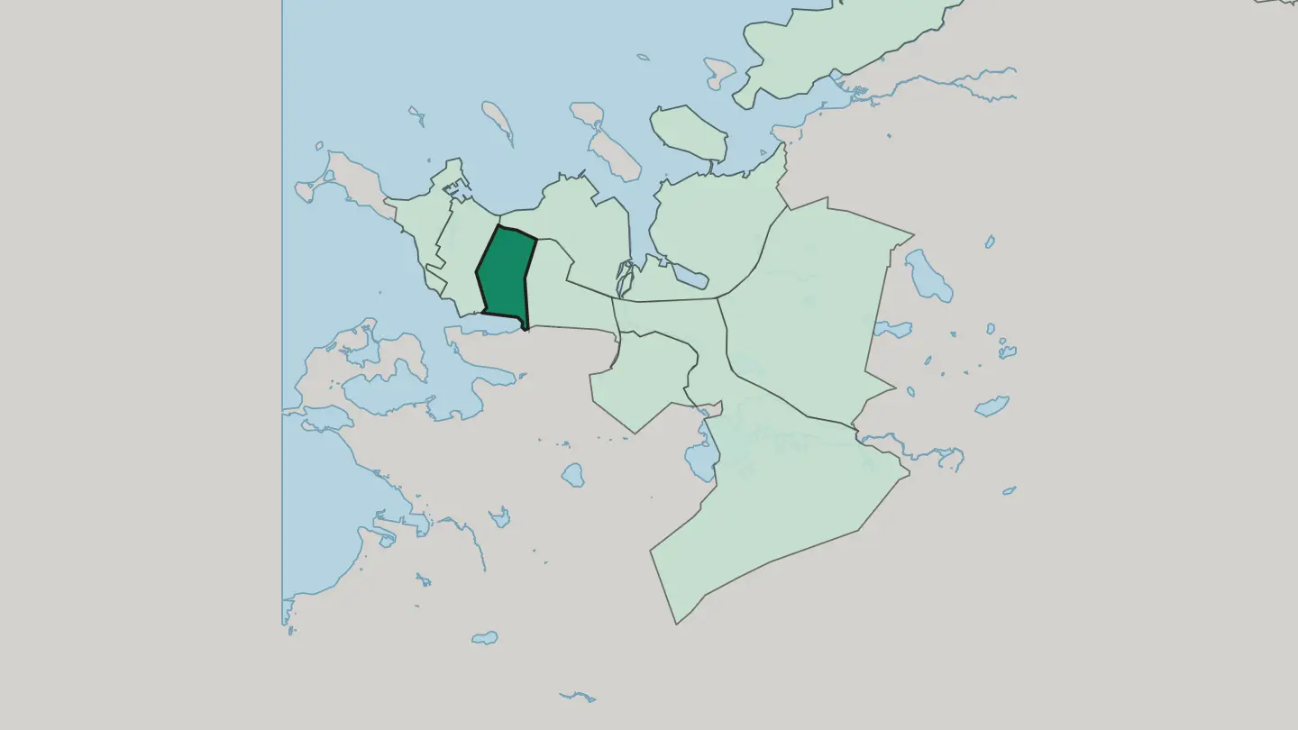 Map of Hlíðar in Reykjavík