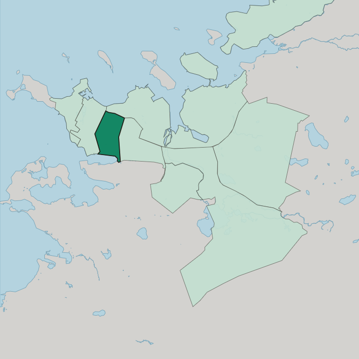 Map showing Hlíðar — In Reykjavík
