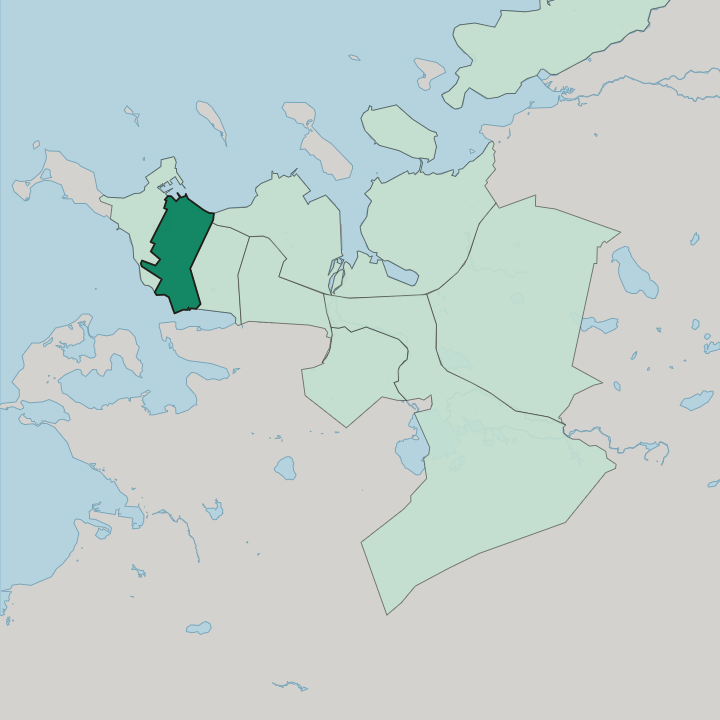 Map showing Miðborg — In Reykjavík