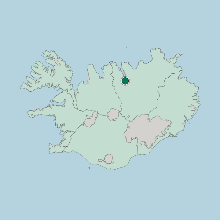 Map showing Akureyri — In Iceland