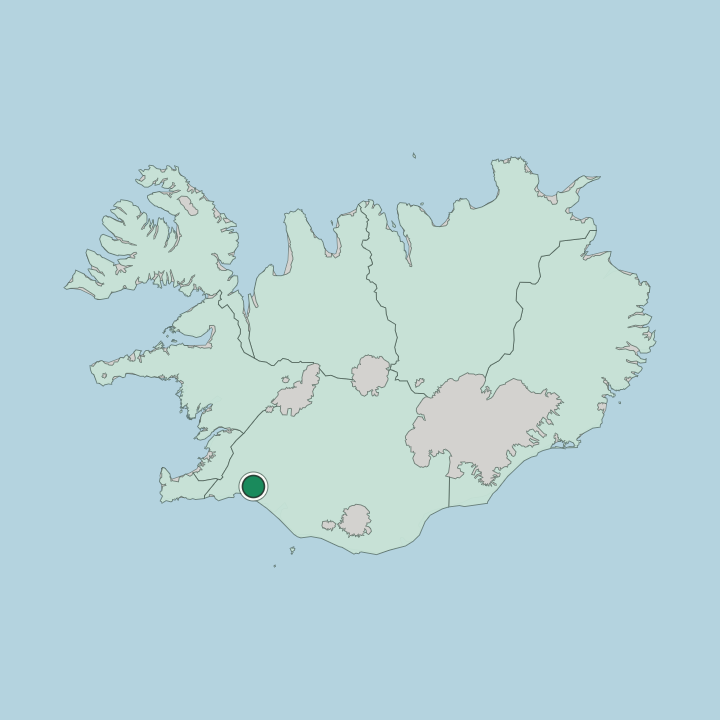 Map showing Selfoss — In Iceland