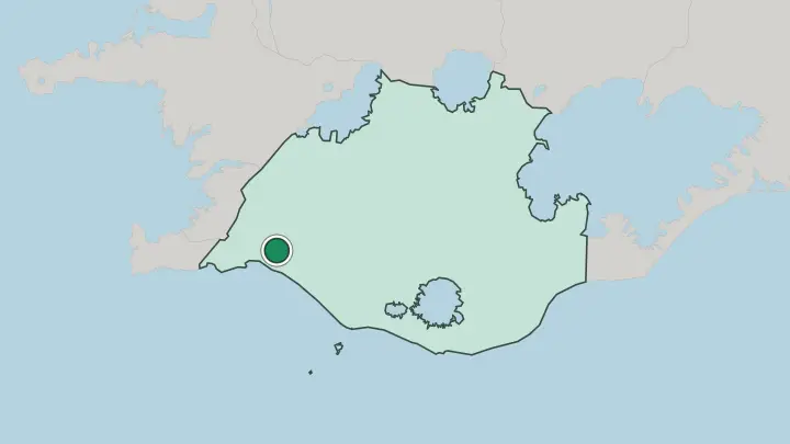Map of Selfoss in Iceland