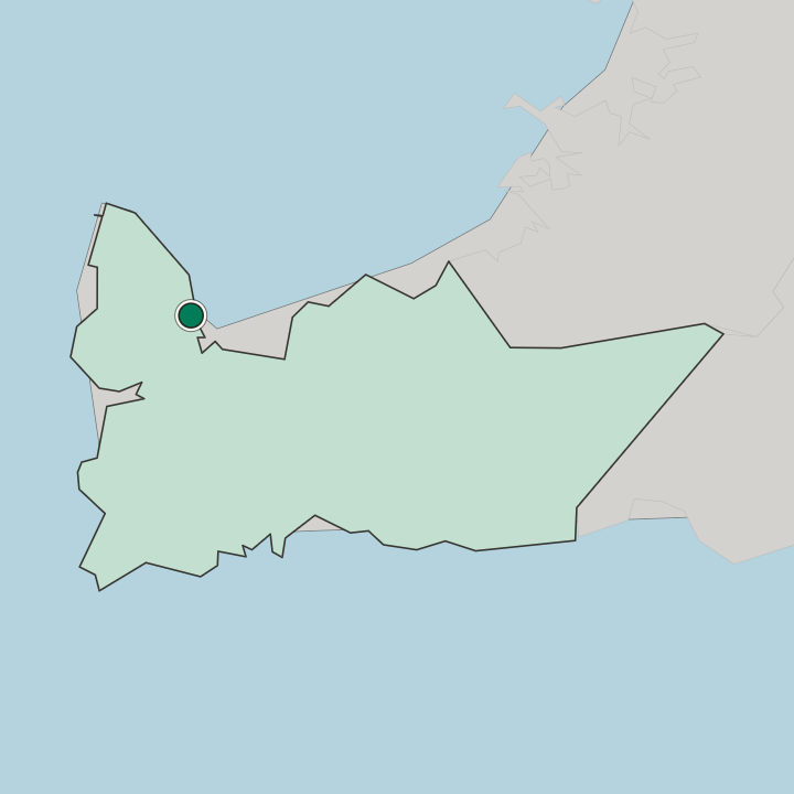 Map showing Keflavík — In Suðurnes