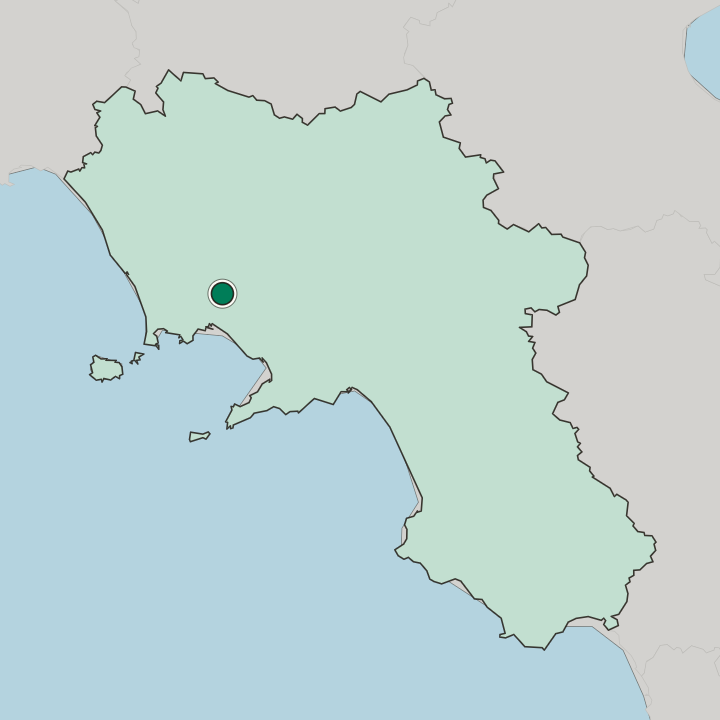 Map showing Afragola — In Campania