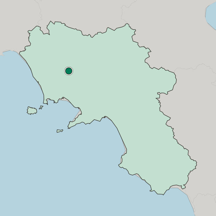 Map showing Caserta — In Campania