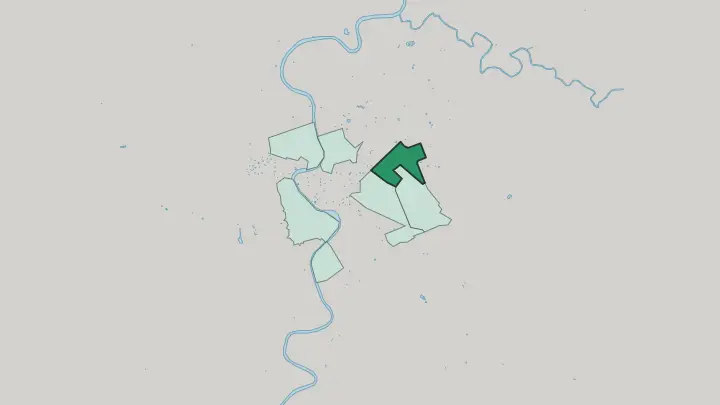 Map of Castro Pretorio in Rome
