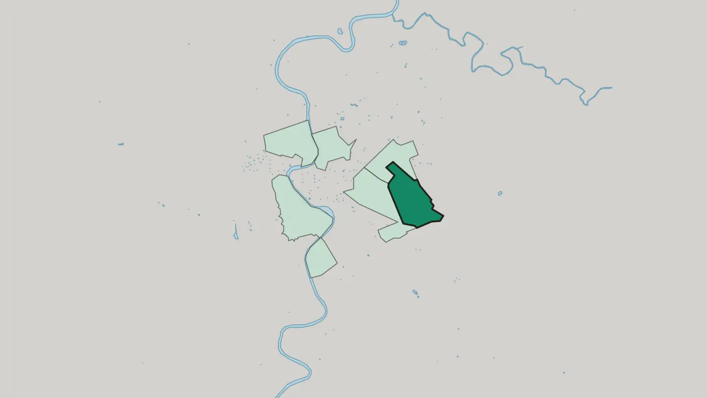 Map of Esquilino in Rome