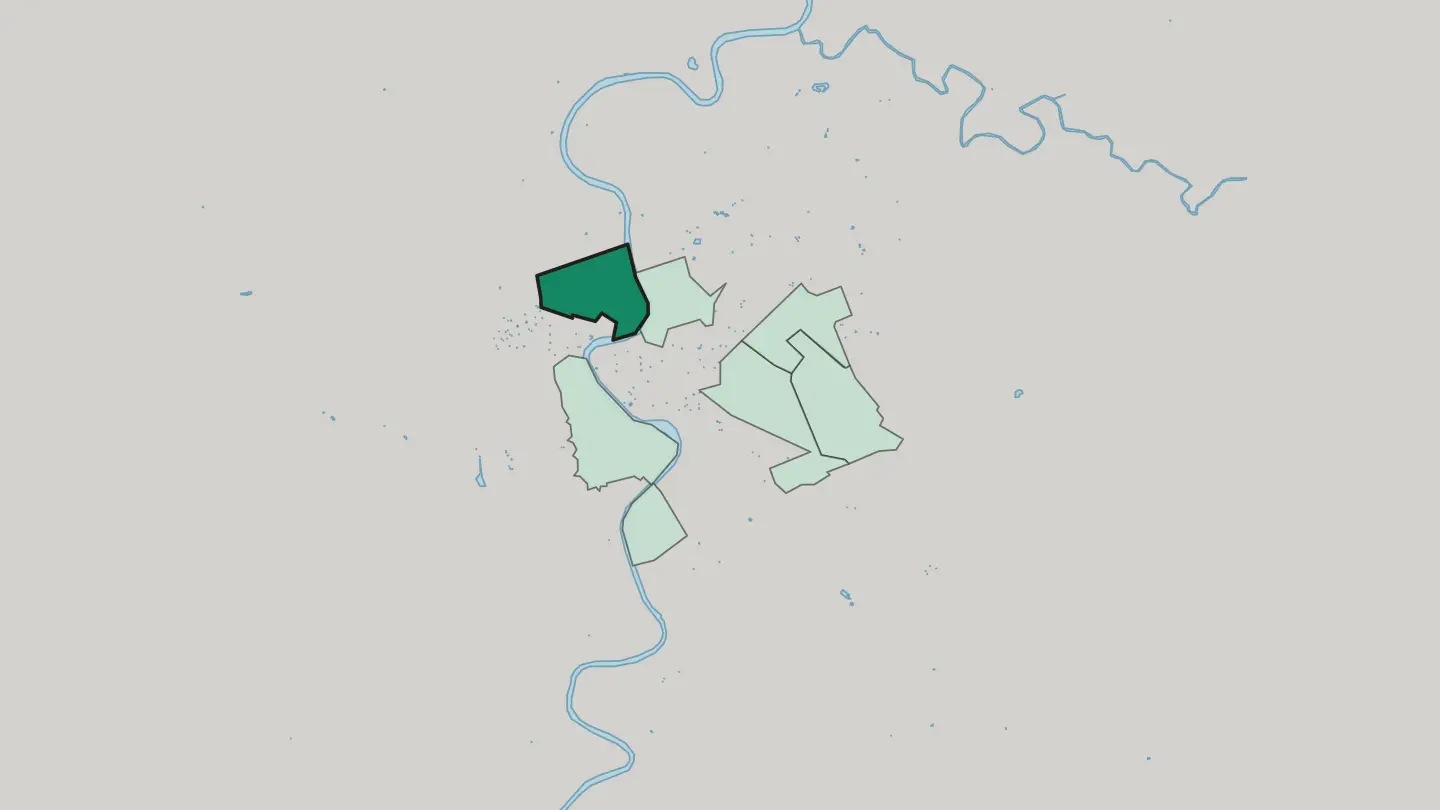 Map of Prati in Rome