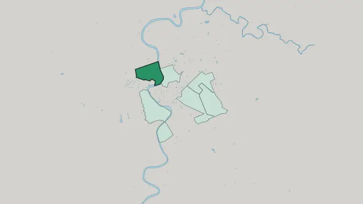 Map of Prati in Rome