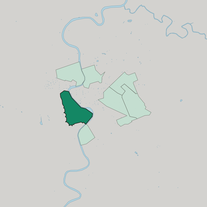 Map showing Trastevere — In Rome