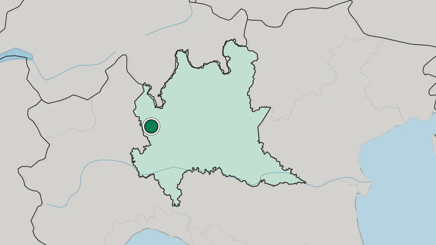 Map of Busto Arsizio in Italy