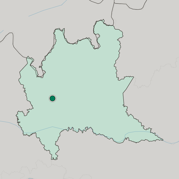 Map showing Sesto San Giovanni — In Lombardia